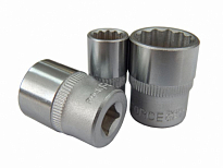 Головка торцевая 12мм 1/4"DR 12-гранная 25мм ROCK FORCE /1/50